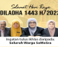 Selamat Hari Raya Aidiladha
