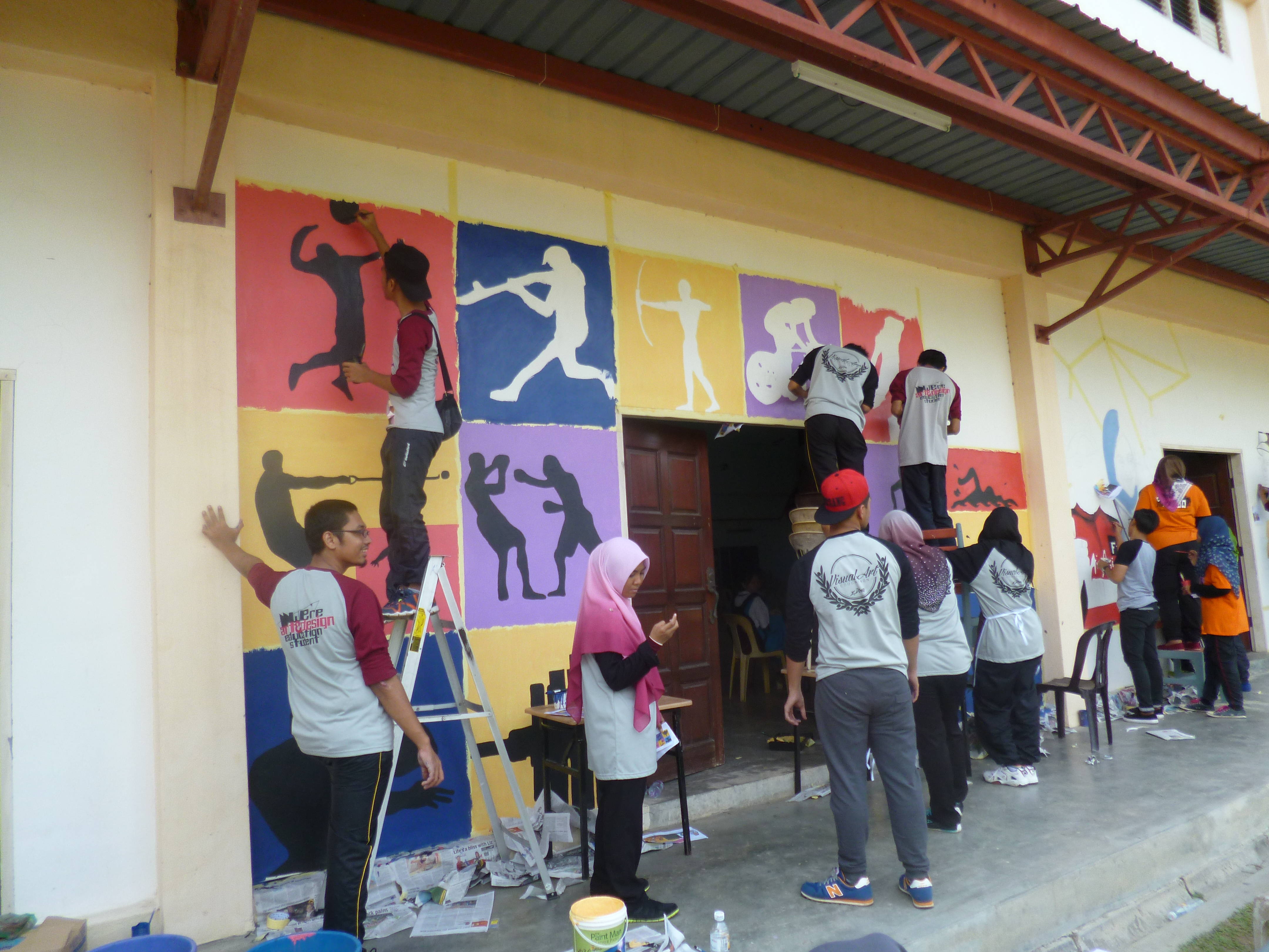 Program Melukis Mural (UiTM)